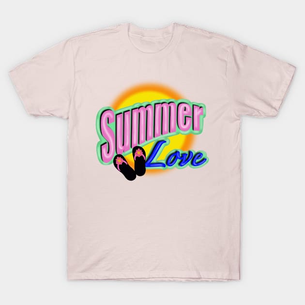 Summer Love T-Shirt by Ebony T-shirts